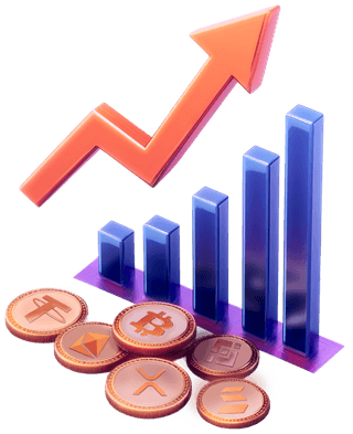 Interfaz de Rumbo Rendecia para operar con criptomonedas, con la descripción de su producto